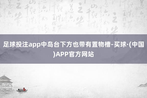 足球投注app中岛台下方也带有置物槽-买球·(中国)APP官方网站