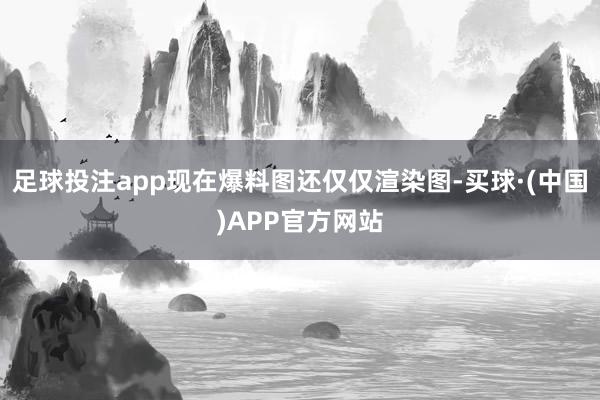 足球投注app现在爆料图还仅仅渲染图-买球·(中国)APP官方网站