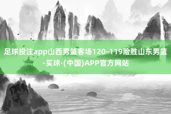 足球投注app山西男篮客场120-119险胜山东男篮-买球·(中国)APP官方网站