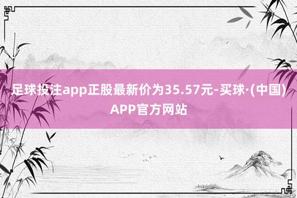 足球投注app正股最新价为35.57元-买球·(中国)APP官方网站