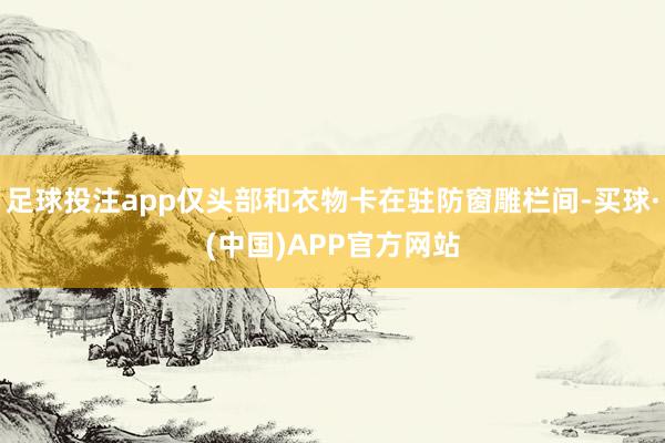 足球投注app仅头部和衣物卡在驻防窗雕栏间-买球·(中国)APP官方网站