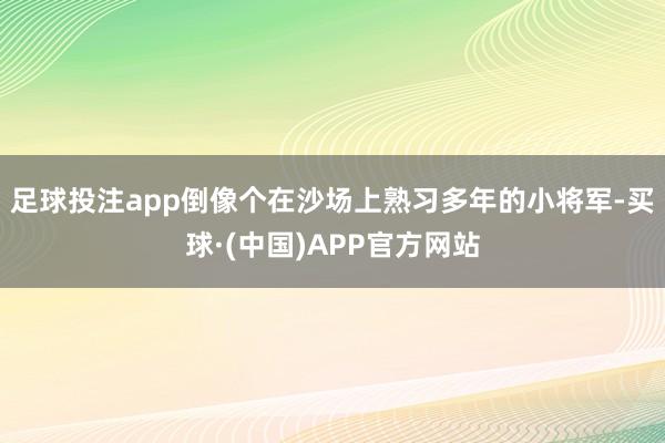 足球投注app倒像个在沙场上熟习多年的小将军-买球·(中国)APP官方网站