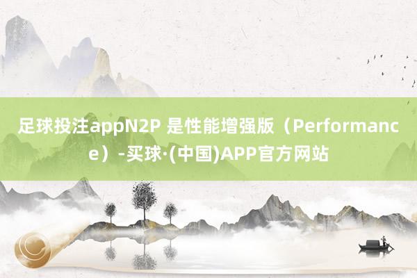 足球投注appN2P 是性能增强版（Performance）-买球·(中国)APP官方网站