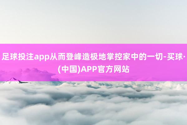 足球投注app从而登峰造极地掌控家中的一切-买球·(中国)APP官方网站