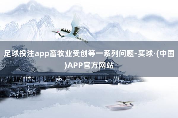 足球投注app畜牧业受创等一系列问题-买球·(中国)APP官方网站